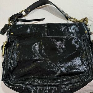 Coach Black Leather Bag